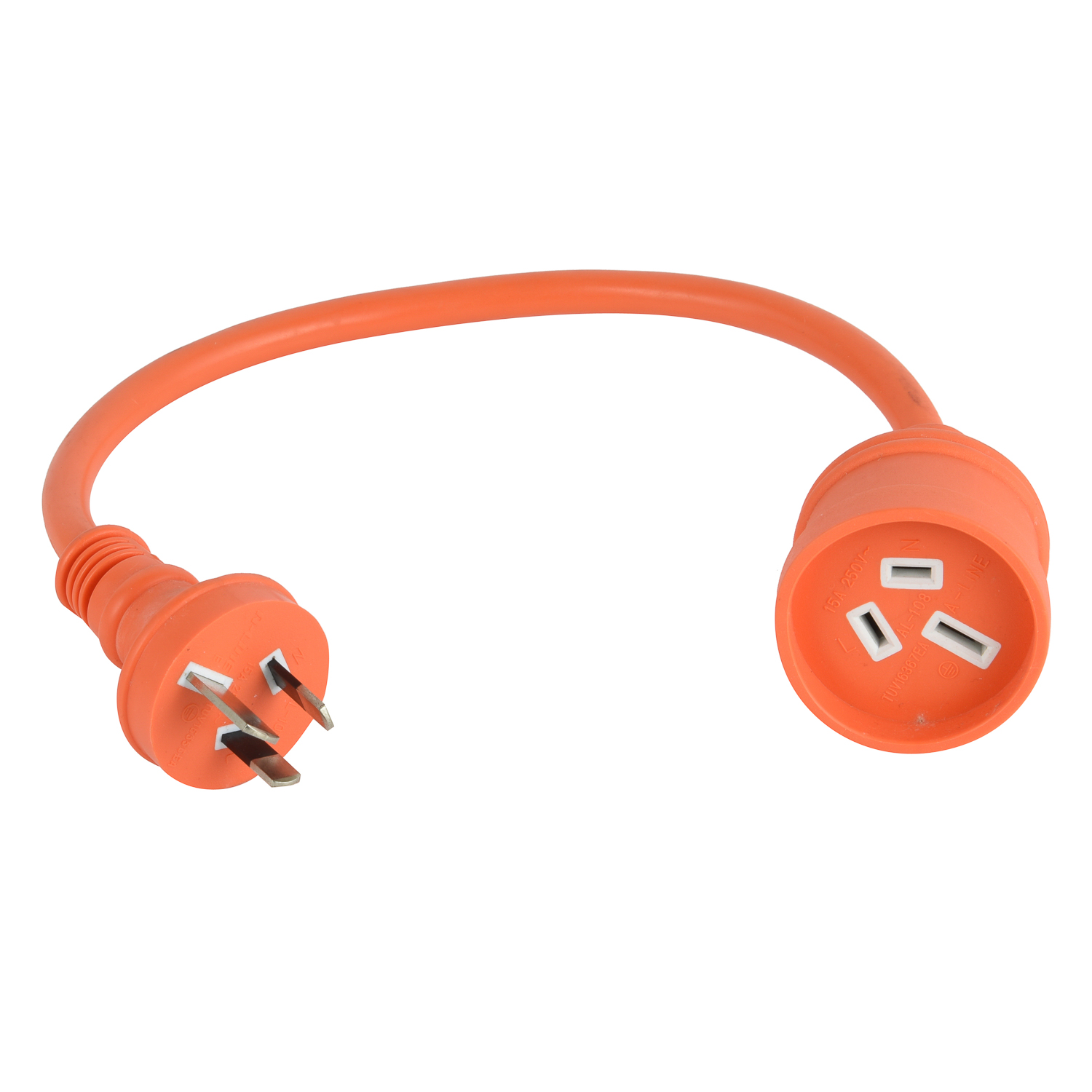 Zwykle 10A H05VV-F 3*1MM2 Australijskie przedłużacze z certyfikatem SAA