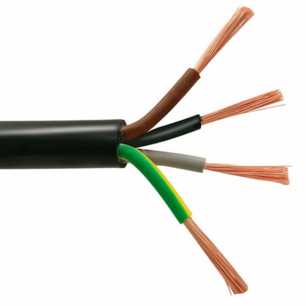 Pvc 300/300V H03VV-F fio de cobre encalhado FIE elétrico de cobre 