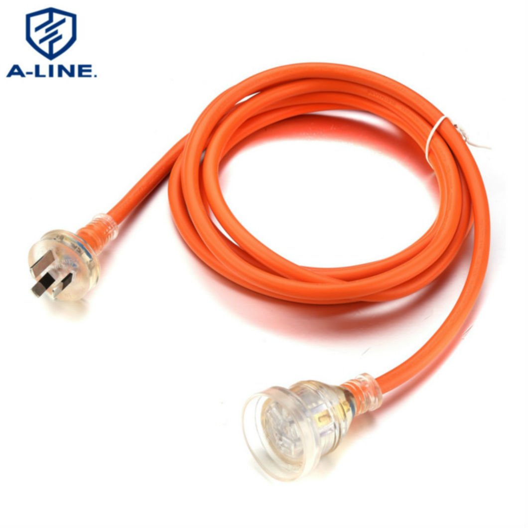 250V com LED Light Factory Price Austrália 10A Cordão de extensão 250V com LED Light 