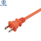 Factory Wholesale Us 13A 125V 2 Pin UL cUL AC Power Cord with Working Lamp