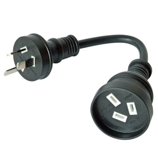 Zwykle 10A H05VV-F 3*1MM2 Australijskie przedłużacze z certyfikatem SAA