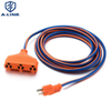 Kuzey Amerika Standart Kapalı A&ccedil;ık Ağır Hizmet Uzatma Kablosu 10/3 AWG SJTW 15A 125V 1875W
