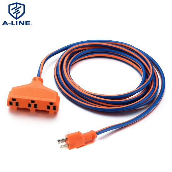 Kuzey Amerika Standart Kapalı A&ccedil;ık Ağır Hizmet Uzatma Kablosu 10/3 AWG SJTW 15A 125V 1875W