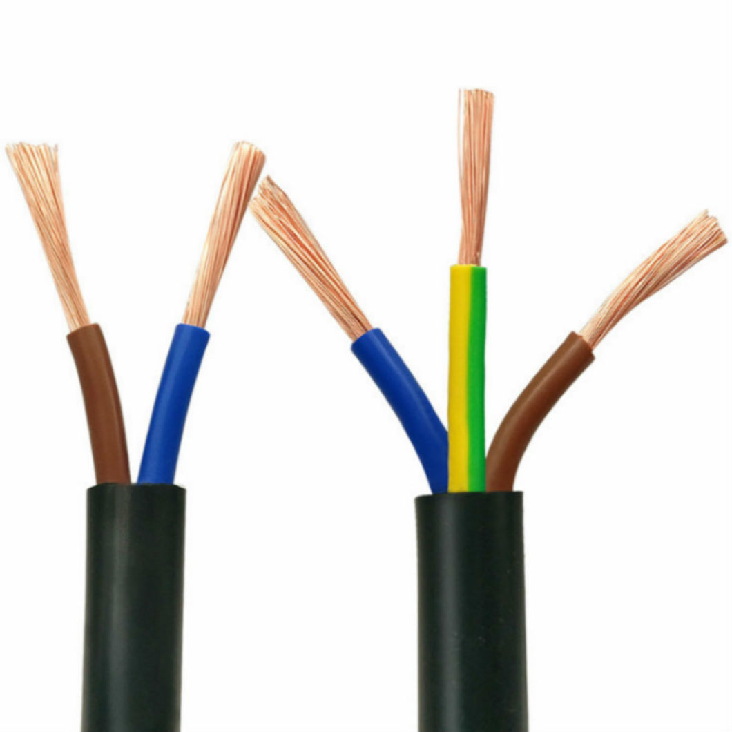 Ambientalmente PVC isolada 300/300V H03VV-F Fio elétrico de cobre encalhado