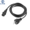 VDE Approval European 3 Pins Straight Power Extension Cord