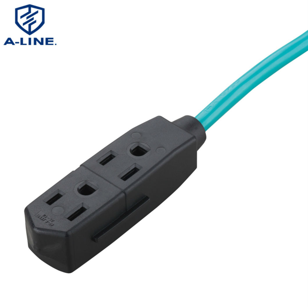 125V Cordão de extensão com 3 pontos de venda 