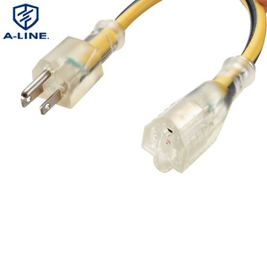 16AWG 20M venkovn&iacute; UL průhledn&aacute; prodlužovac&iacute; šňůra 