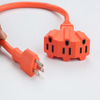 Kuzey Amerika Standart Kapalı A&ccedil;ık Ağır Hizmet Uzatma Kablosu 10/3 AWG SJTW 15A 125V 1875W