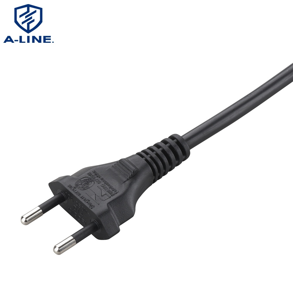 Brasil 10A 250V Dois pinos CA Power Cord Factory 