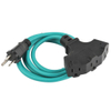Kuzey Amerika Standart Kapalı A&ccedil;ık Ağır Hizmet Uzatma Kablosu 10/3 AWG SJTW 15A 125V 1875W