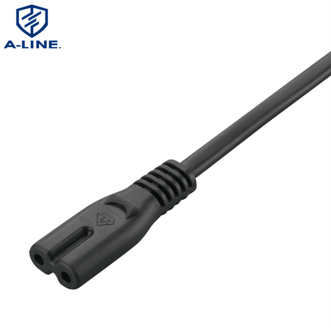 Hot Sale Ul Aprovado pelo cabo de alimentação de 2 pinos com conector C7