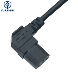 उपकरण कनेक्टर एंगल्ड, 90 डिग्री C13 (AL184)