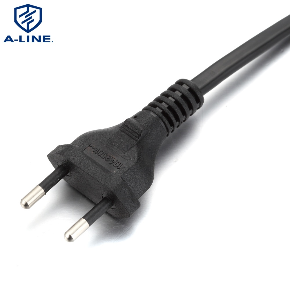 Brasil 10A 250V Dois pinos CA Power Cord Factory