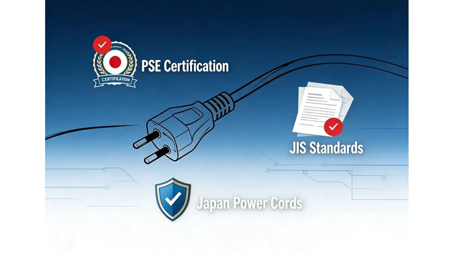 การรับรอง PSE และมาตรฐาน JIS สำหรับสายไฟของญี่ปุ่น: คู่มือผู้ซื้อ B2B